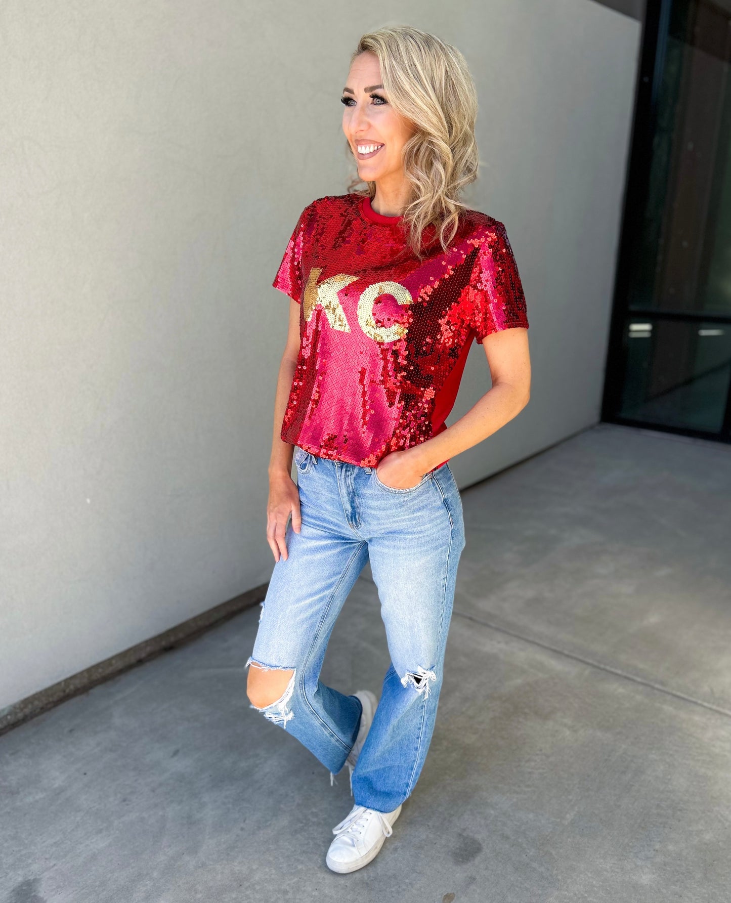 KC Sequin Top