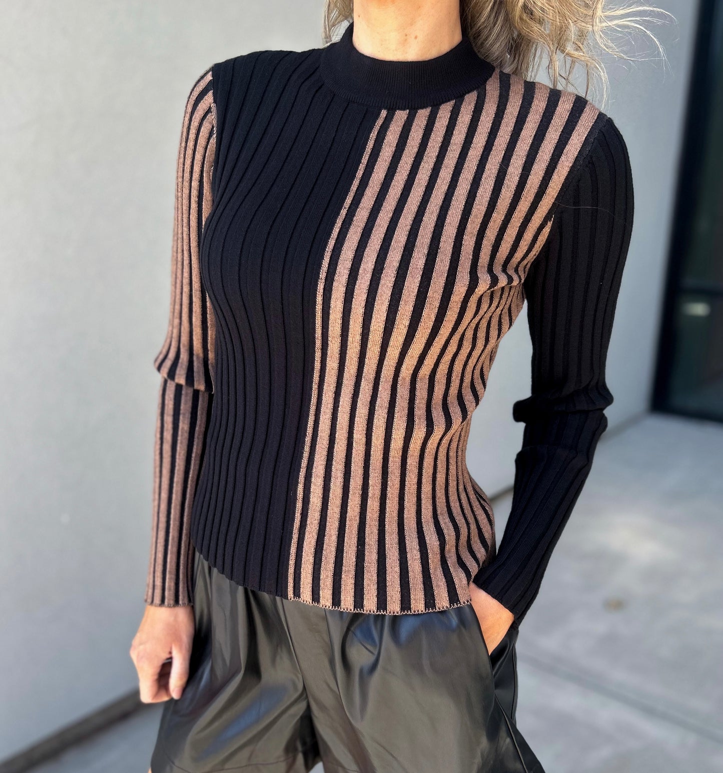 Raya Two Tone Sweater
