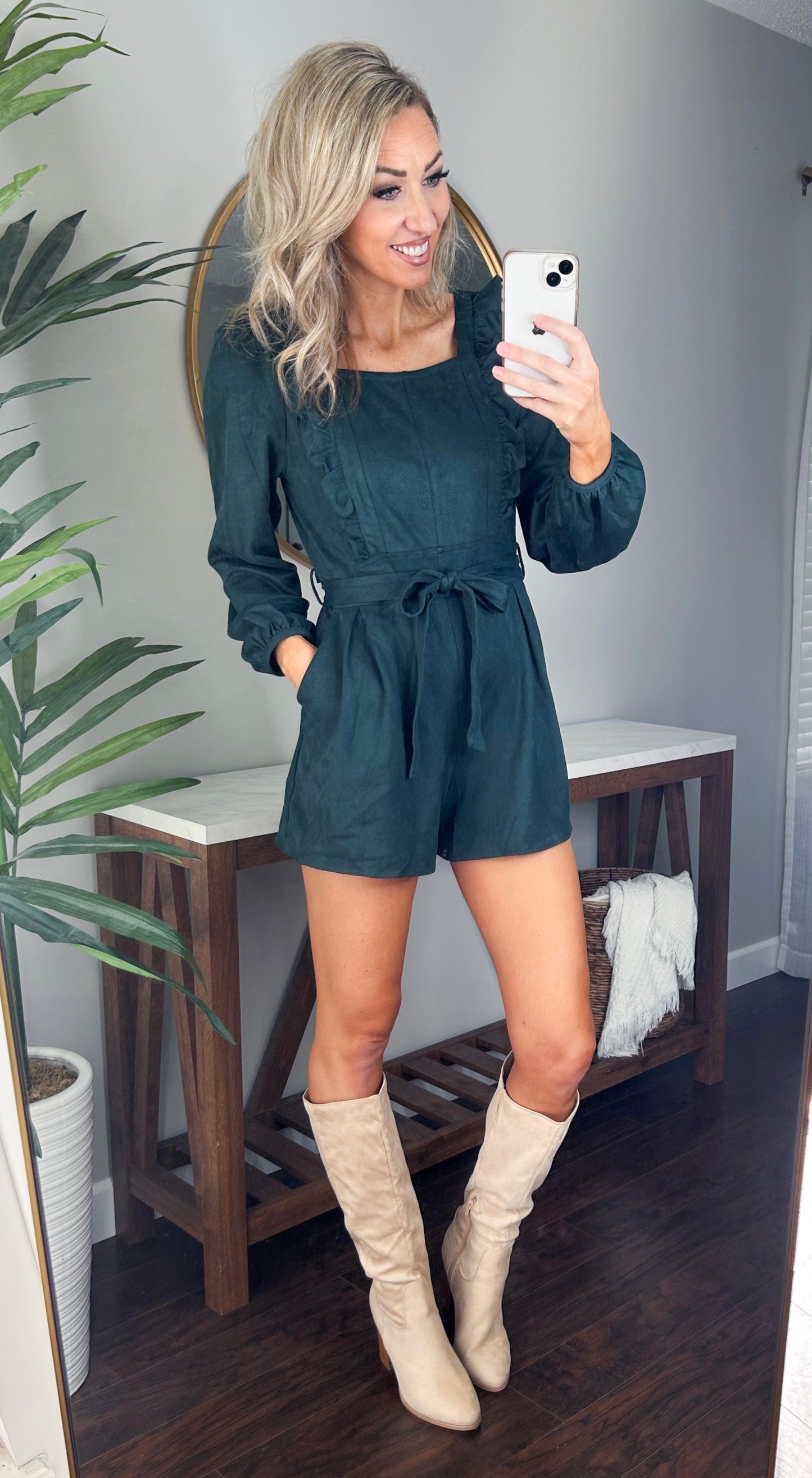 Close to You Long Sleeve Romper