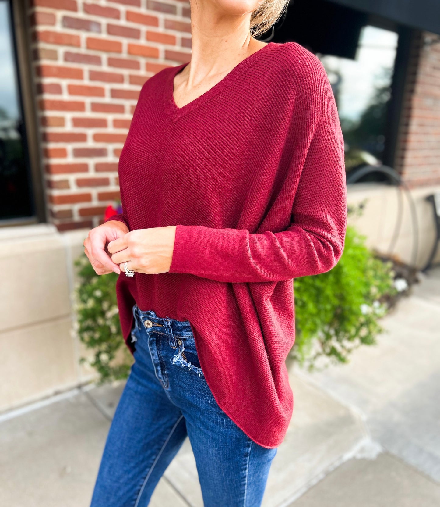 Fall is Mine Oversized High Low Sweater
