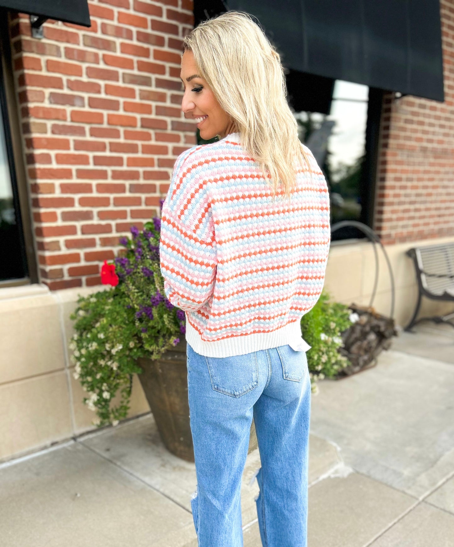 In Color Striped Sweater