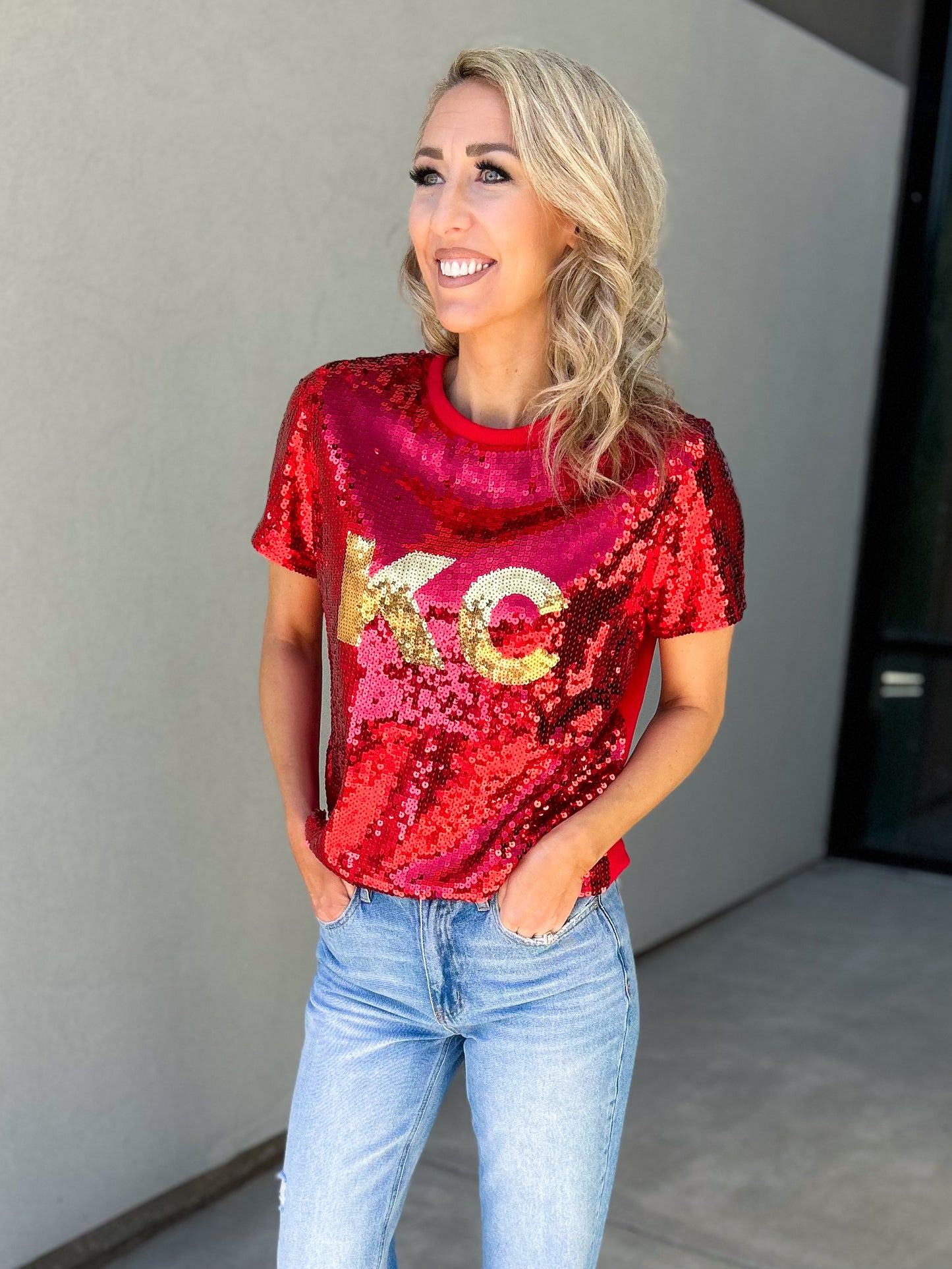 KC Sequin Top