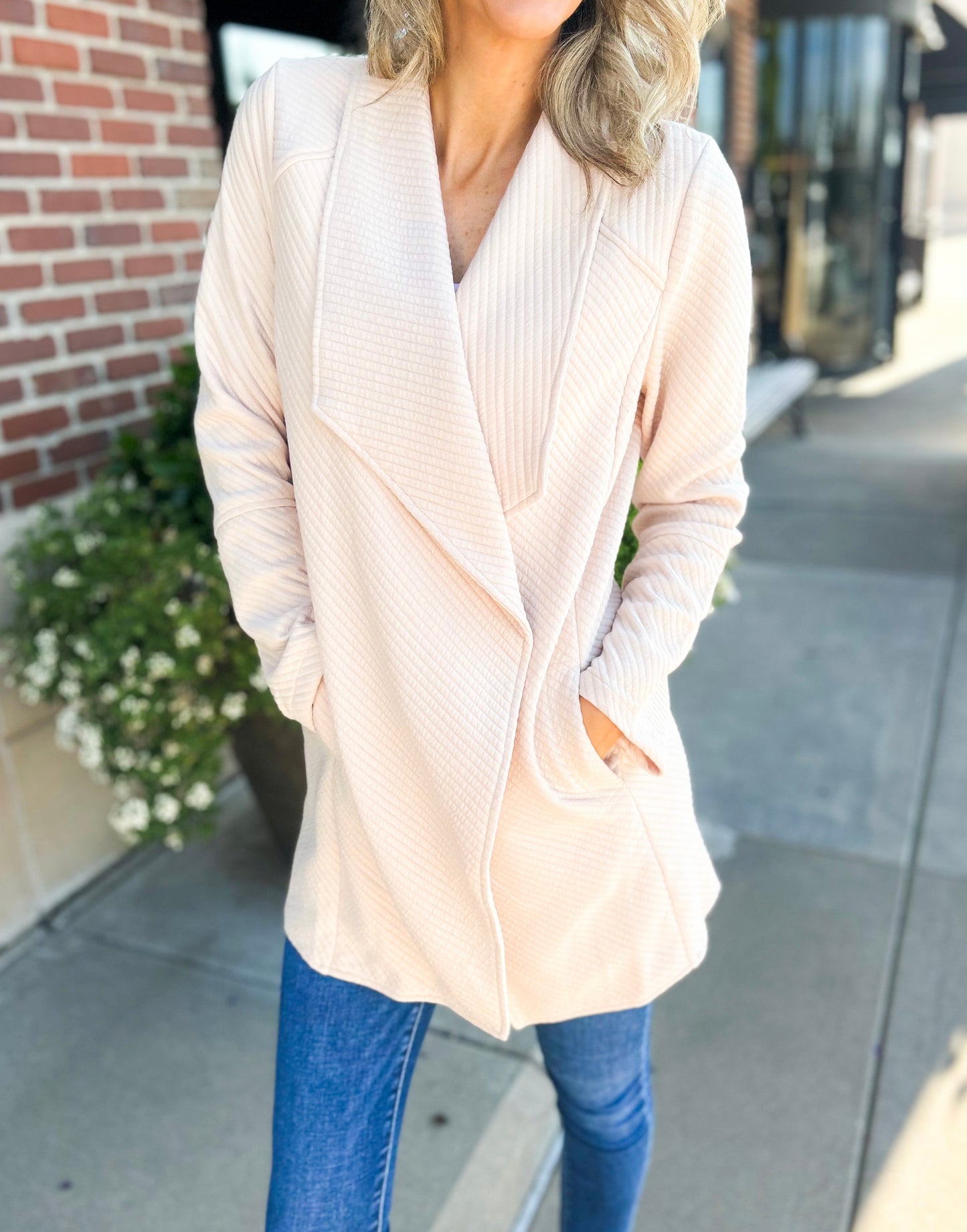 Chandler Open Front Knit Cardigan Jacket