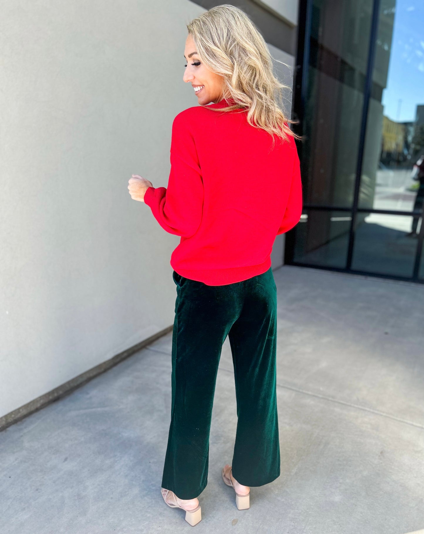 Jewel Christmas Tree Sweater