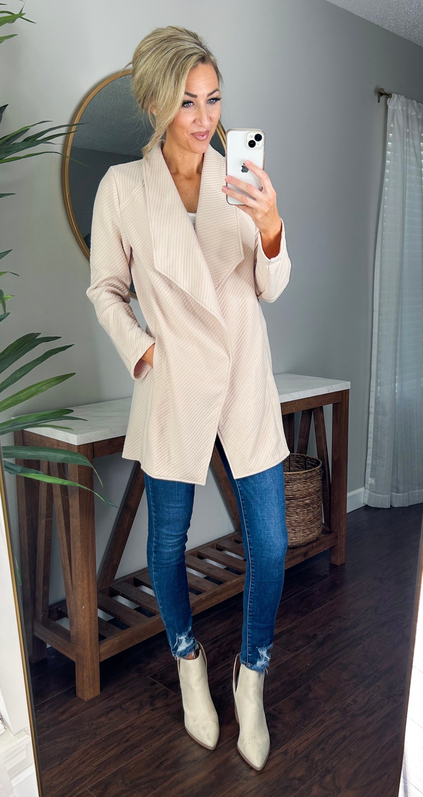 Chandler Open Front Knit Cardigan Jacket