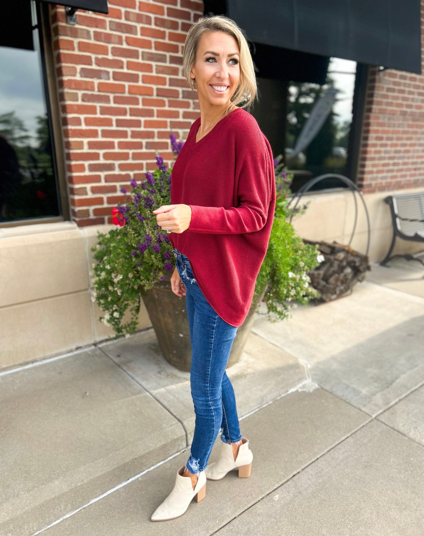 Fall is Mine Oversized High Low Sweater