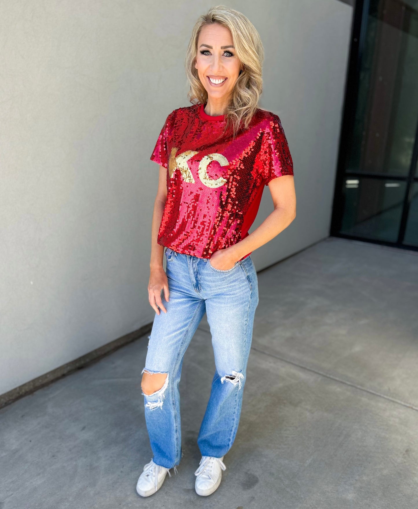 KC Sequin Top