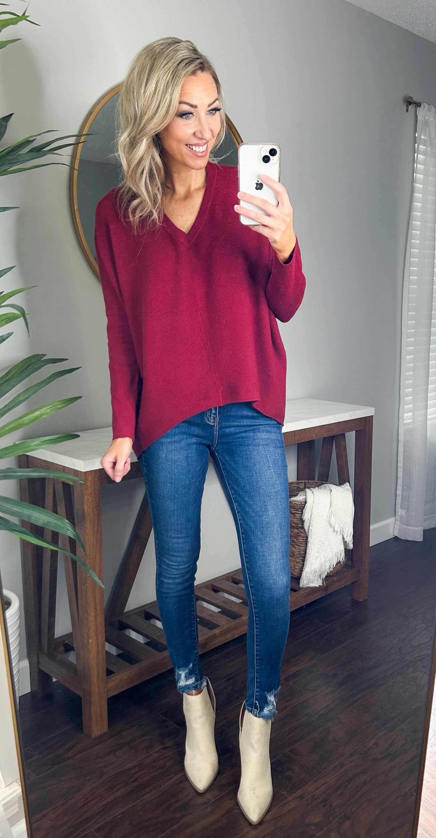 Fall is Mine Oversized High Low Sweater
