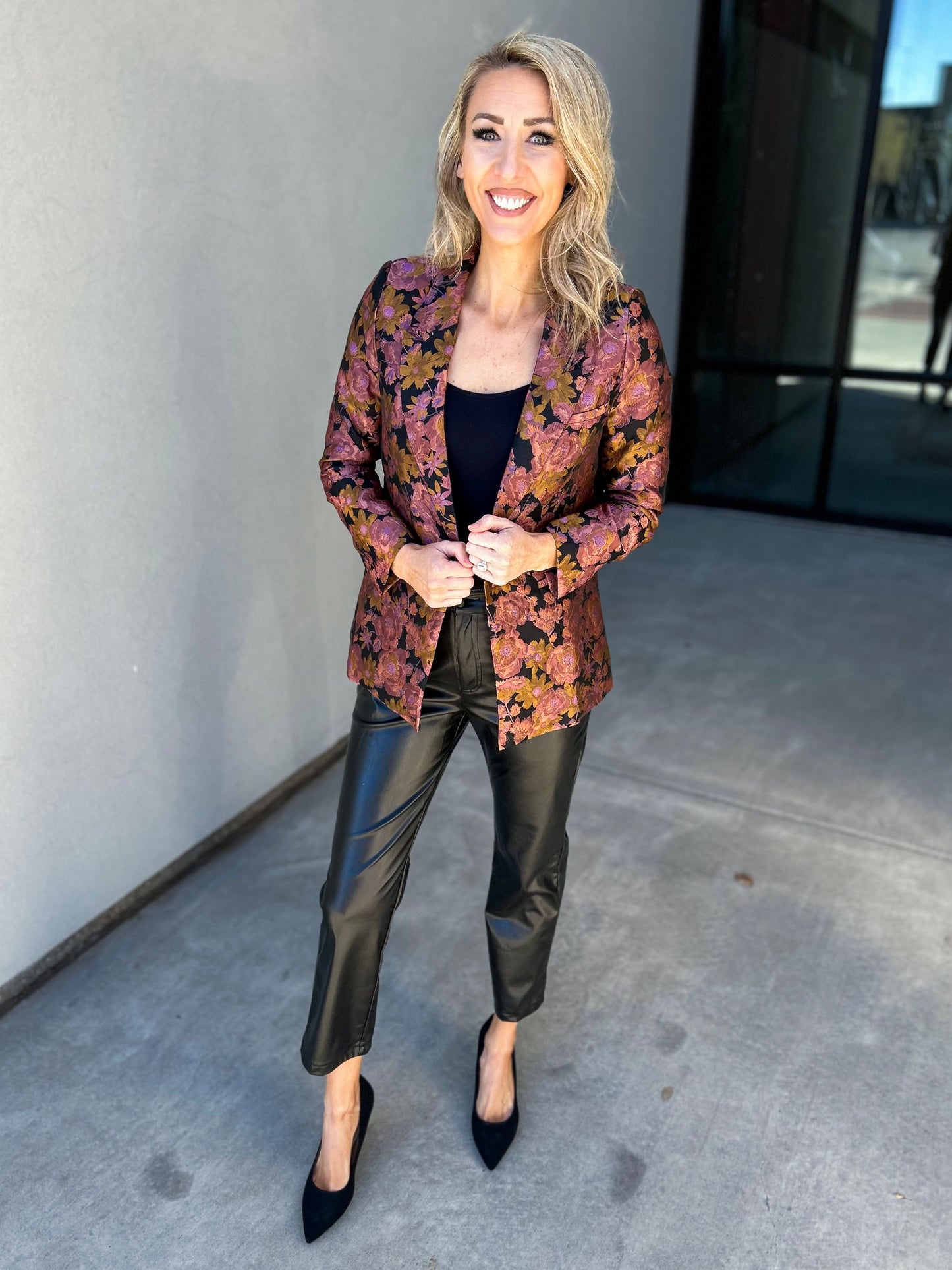 Kenzey Floral Blazer