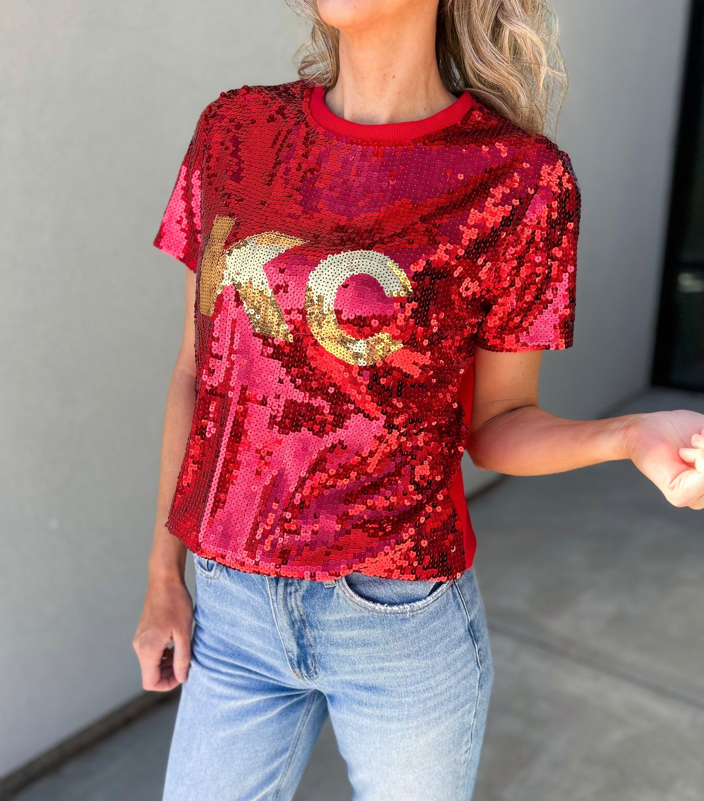 KC Sequin Top