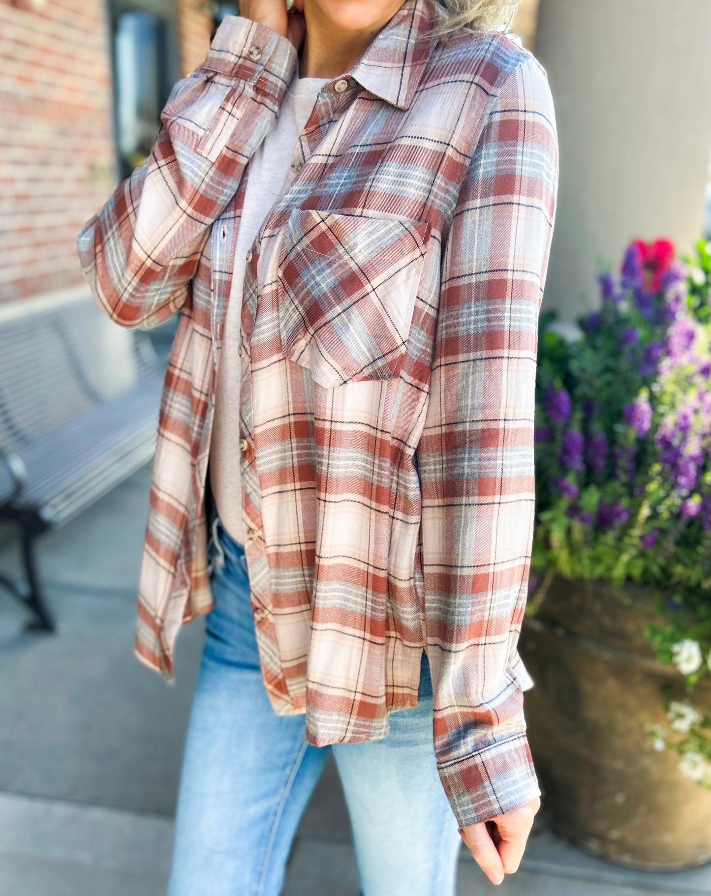 Hastings Plaid Button Up Shirt