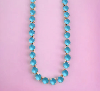 Myra Turquoise/Blue Gem Necklace