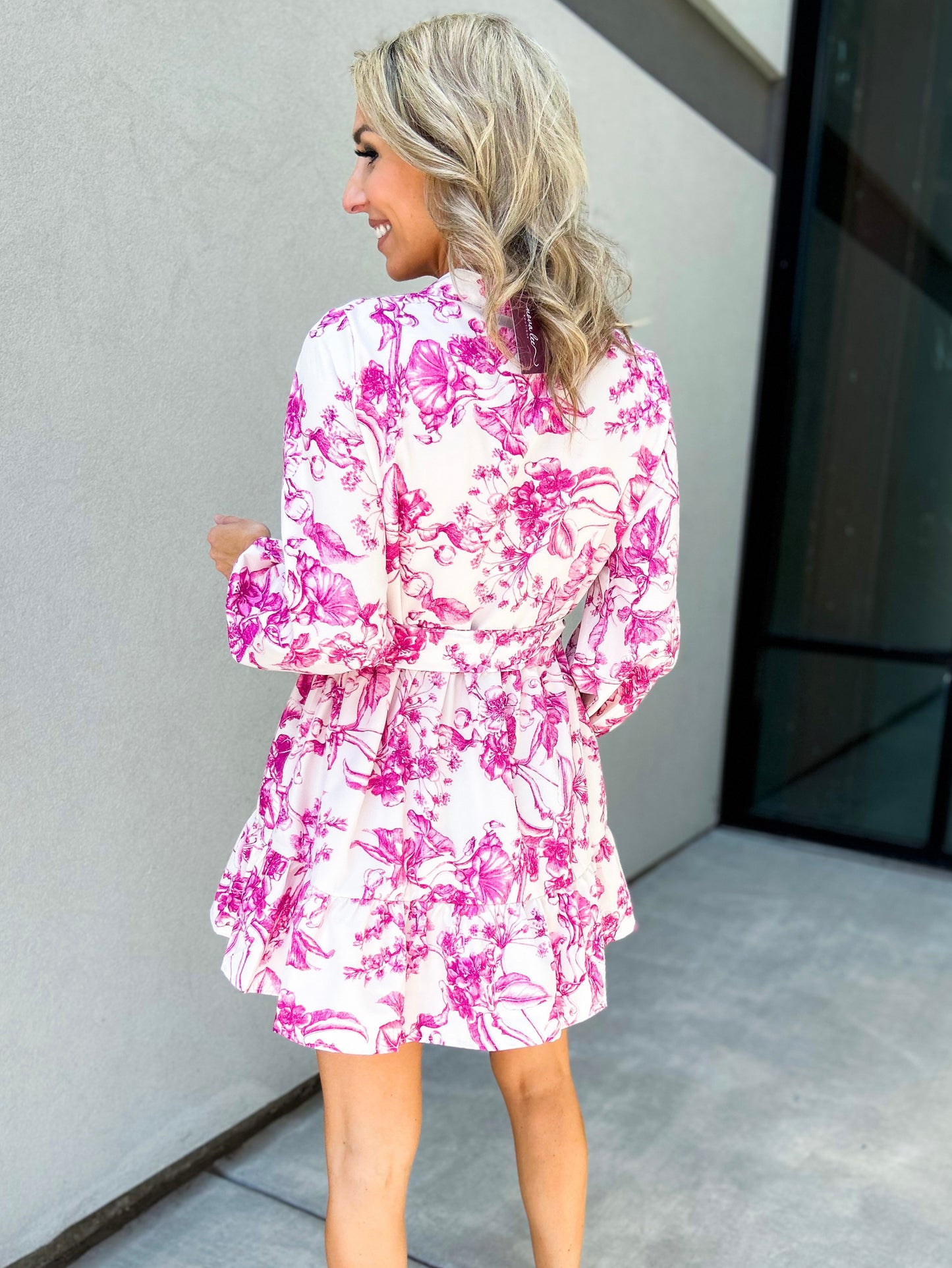 Sharlene Floral Button Up Dress
