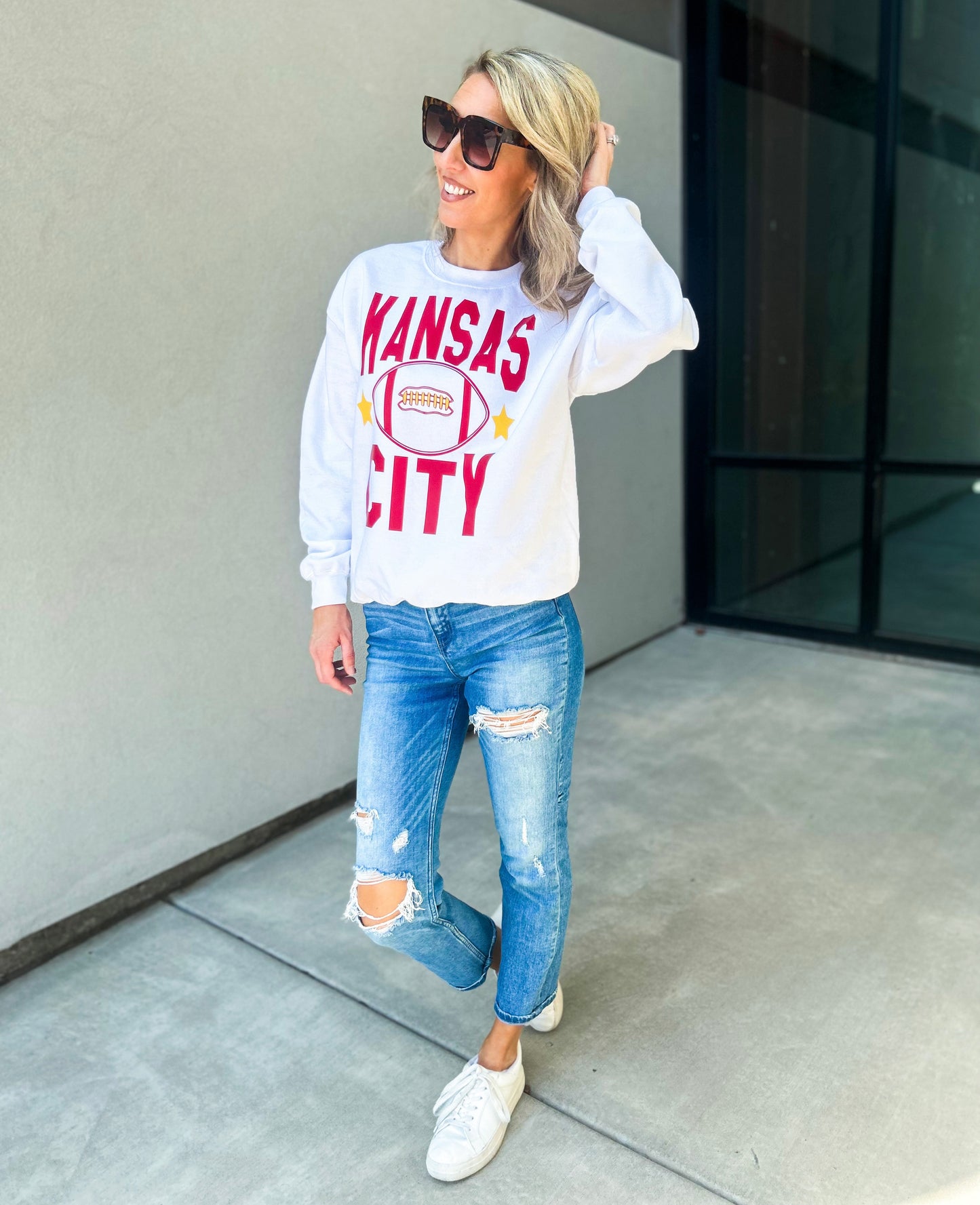 Kansas City Sweatshirt (White)