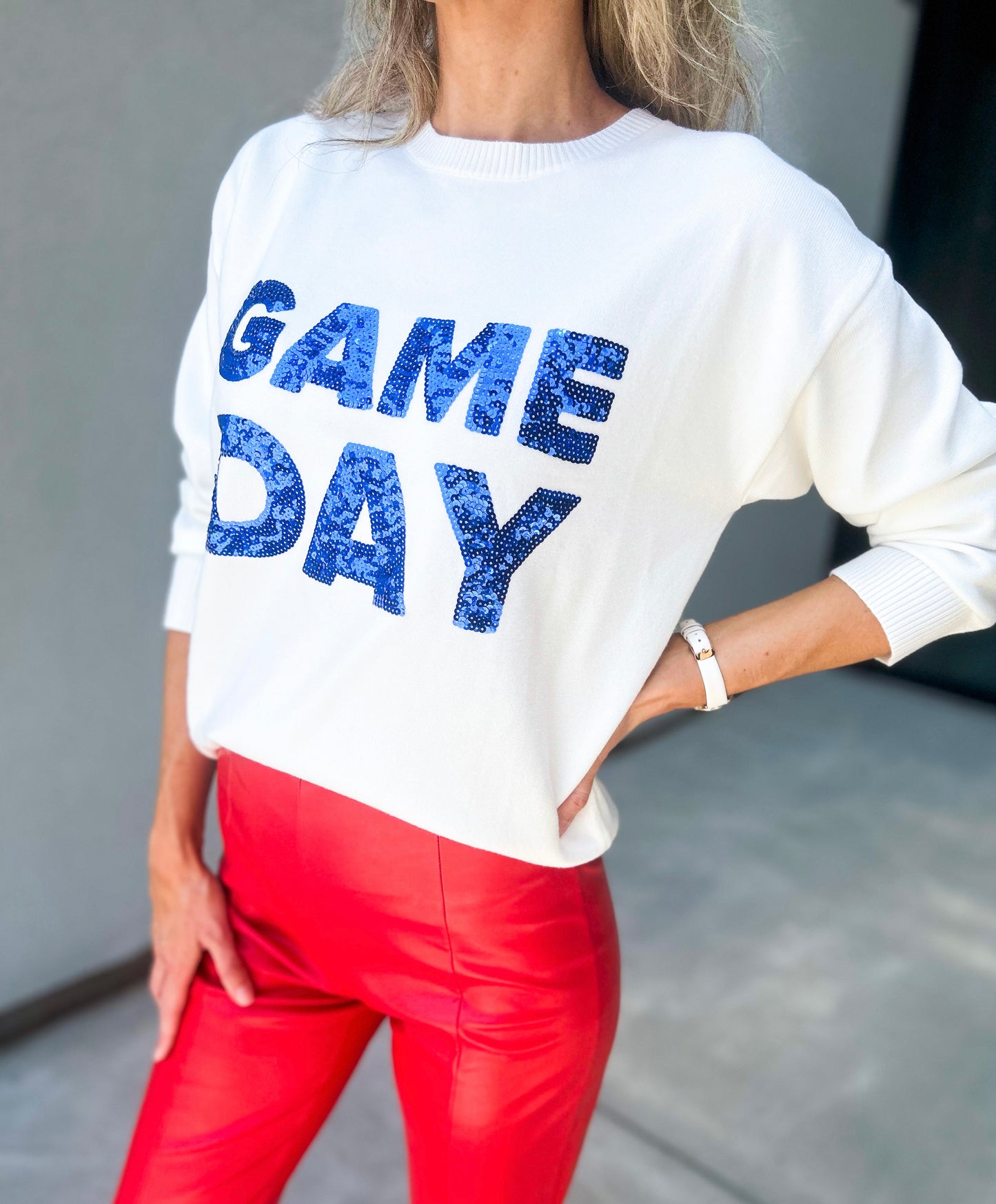 Sequin GAME DAY Sweater