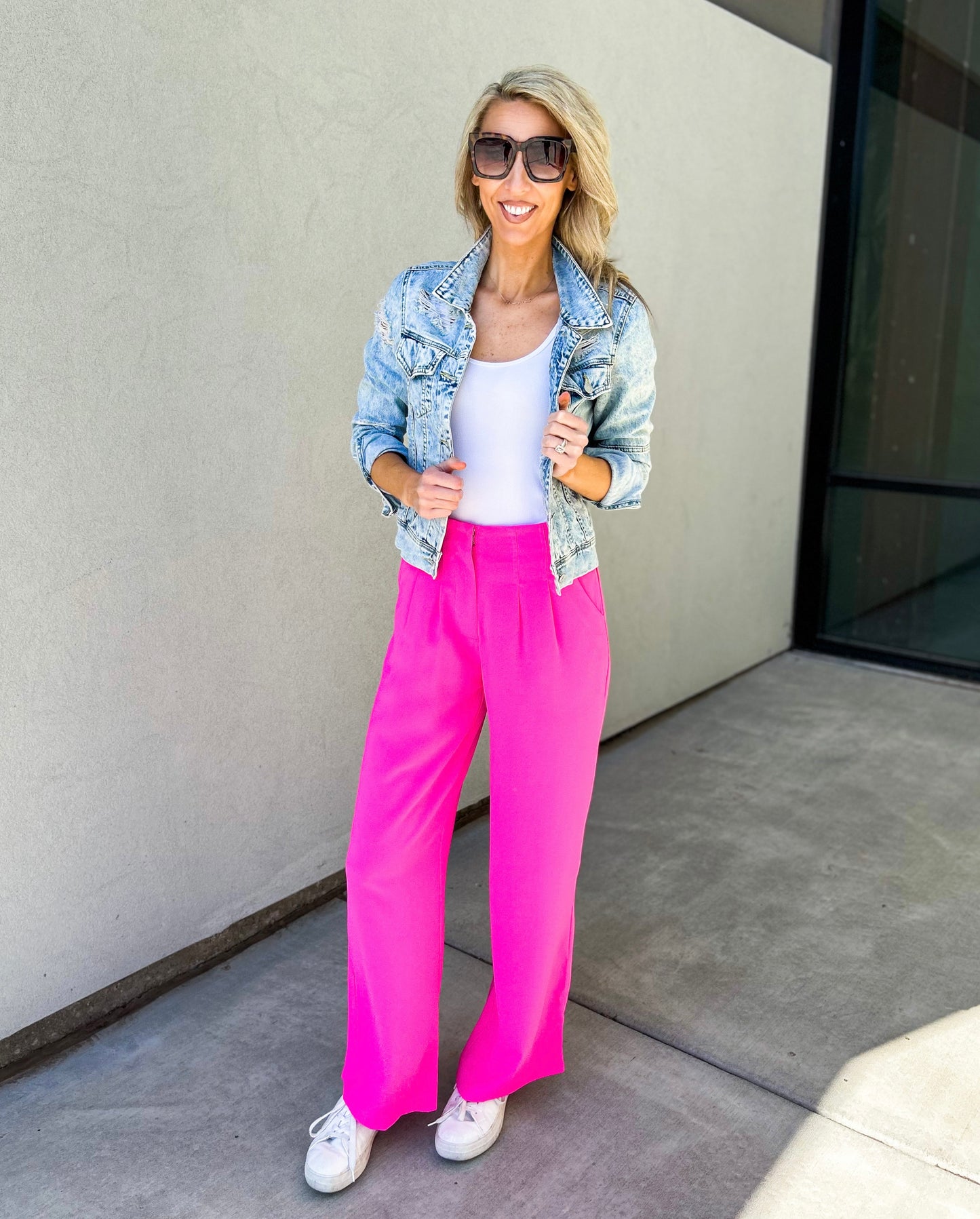 VERVET Izzie Washed Distressed Jean Jacket