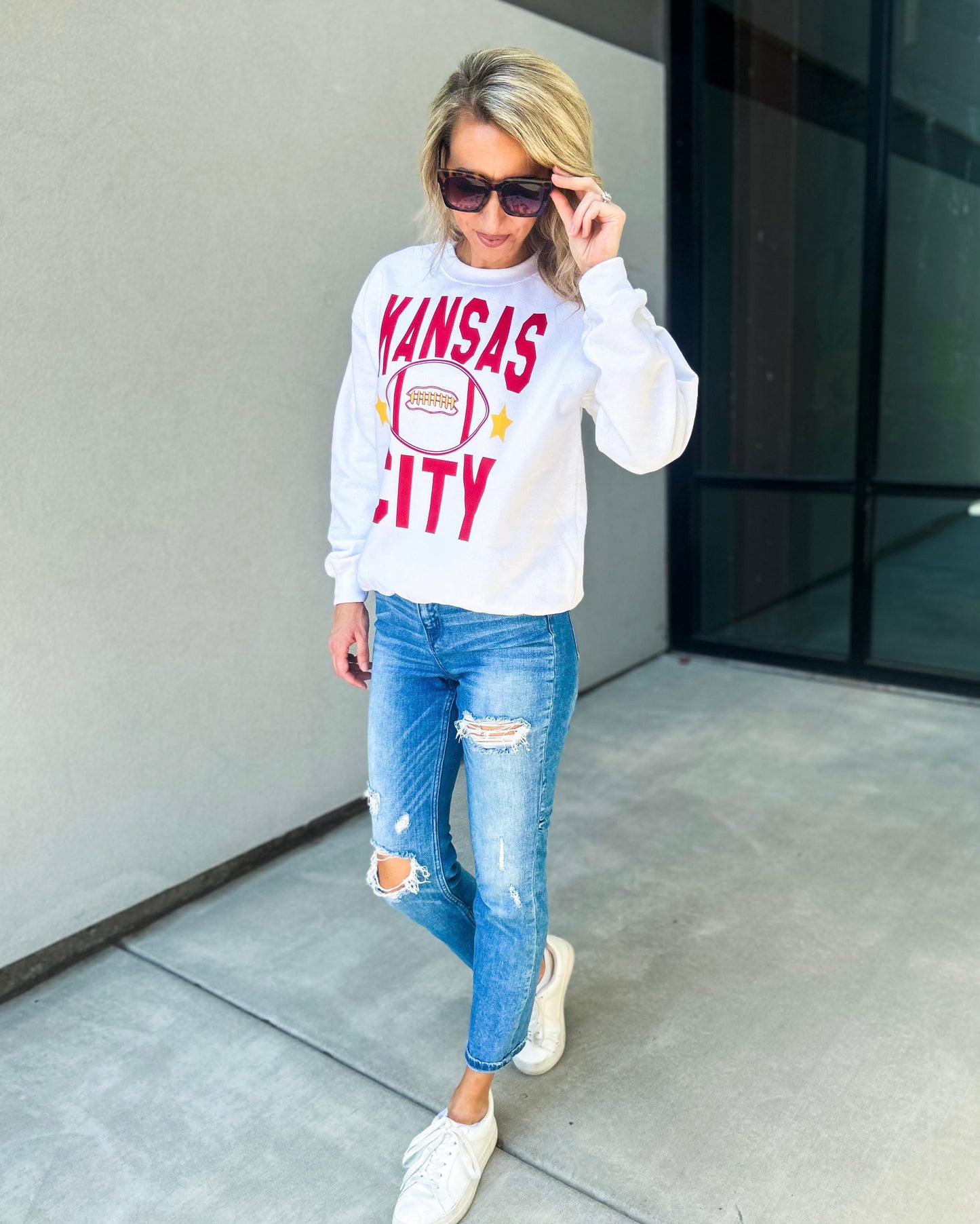 Kansas City Sweatshirt (White)