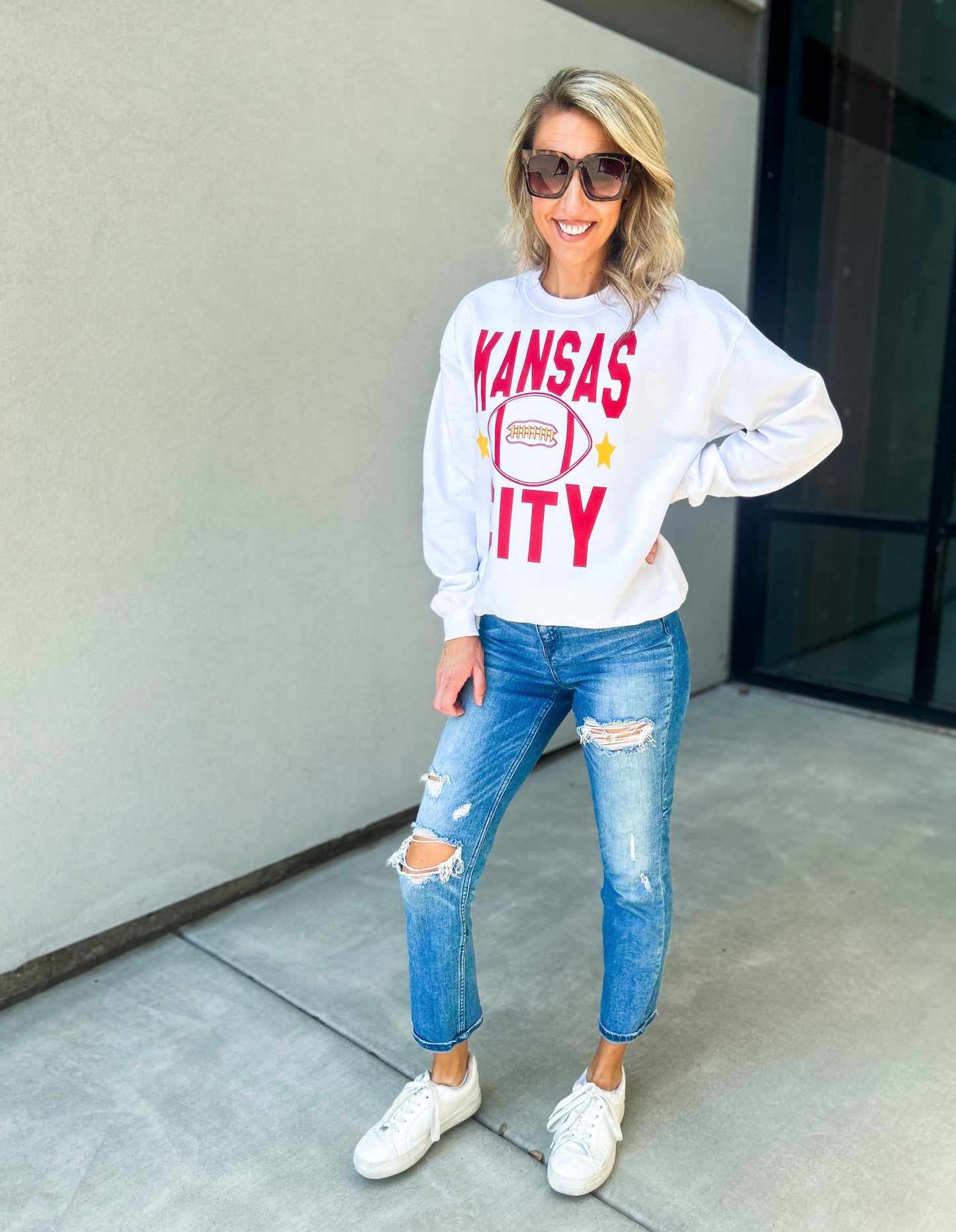 Kansas City Sweatshirt (White)