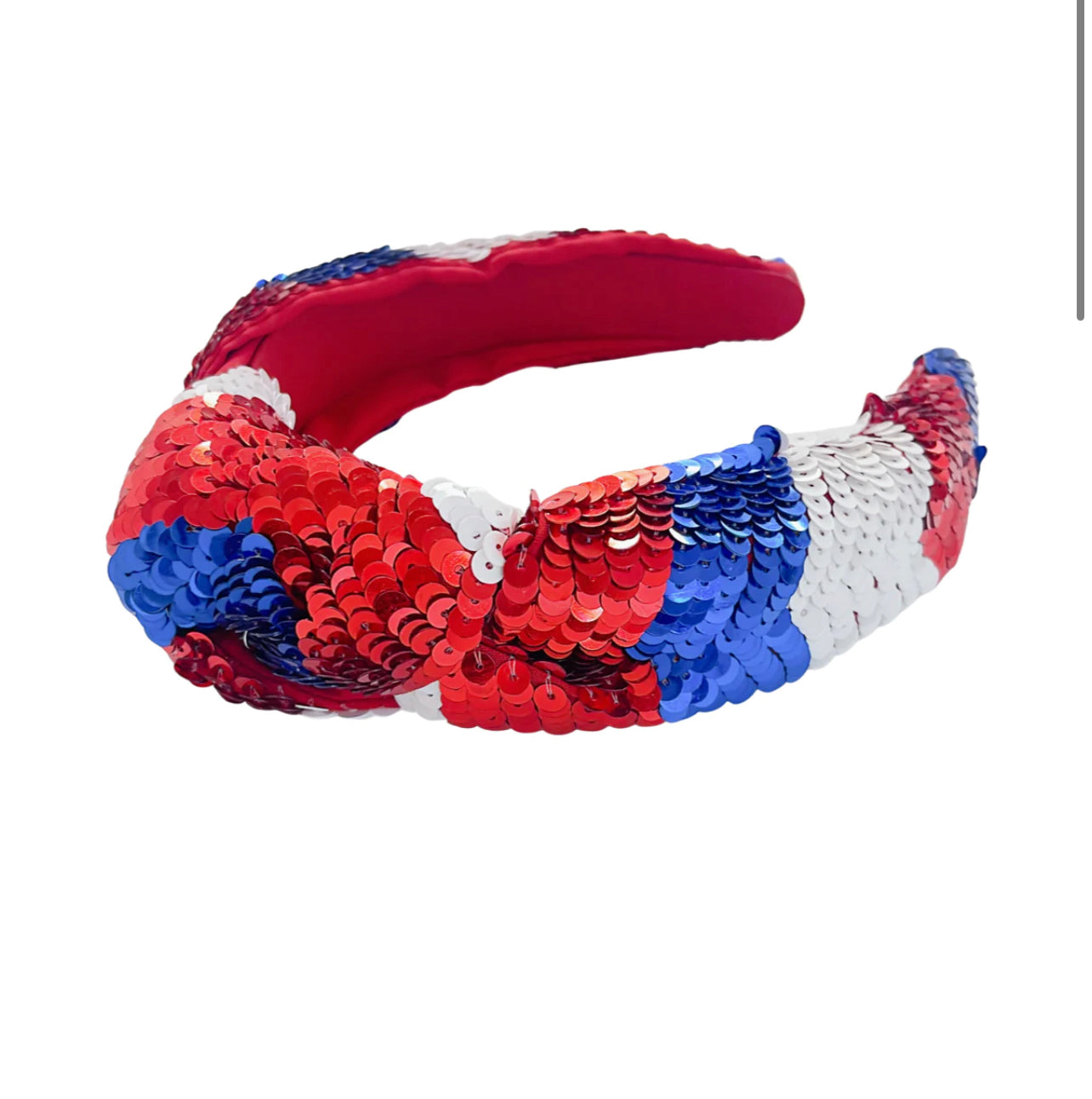 USA Sequin Knot Headband
