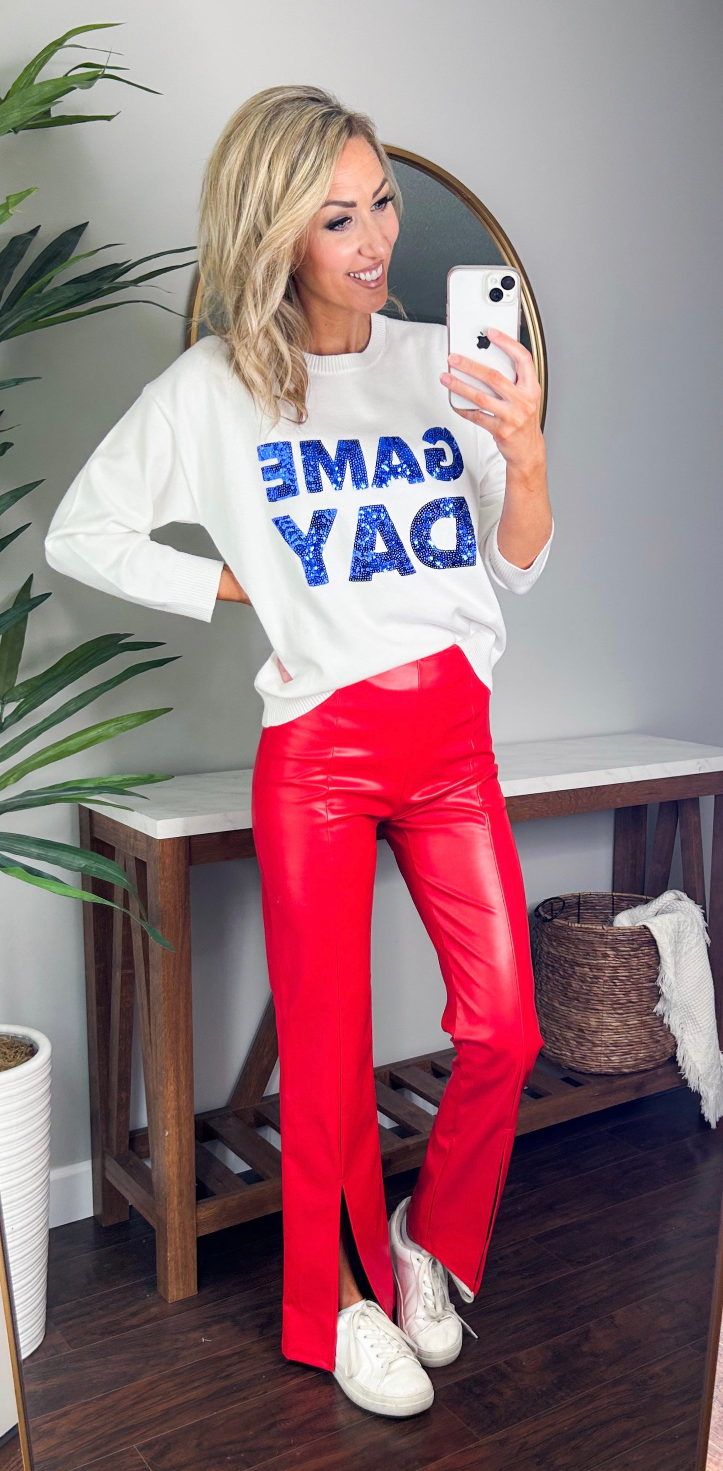 Sequin GAME DAY Sweater