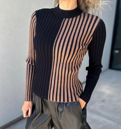 Raya Two Tone Sweater