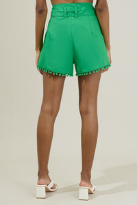 Haisley Bermuda Pom Pom Shorts