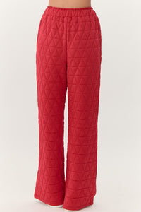 Noel Textured Oversized Elastic Waist Pant