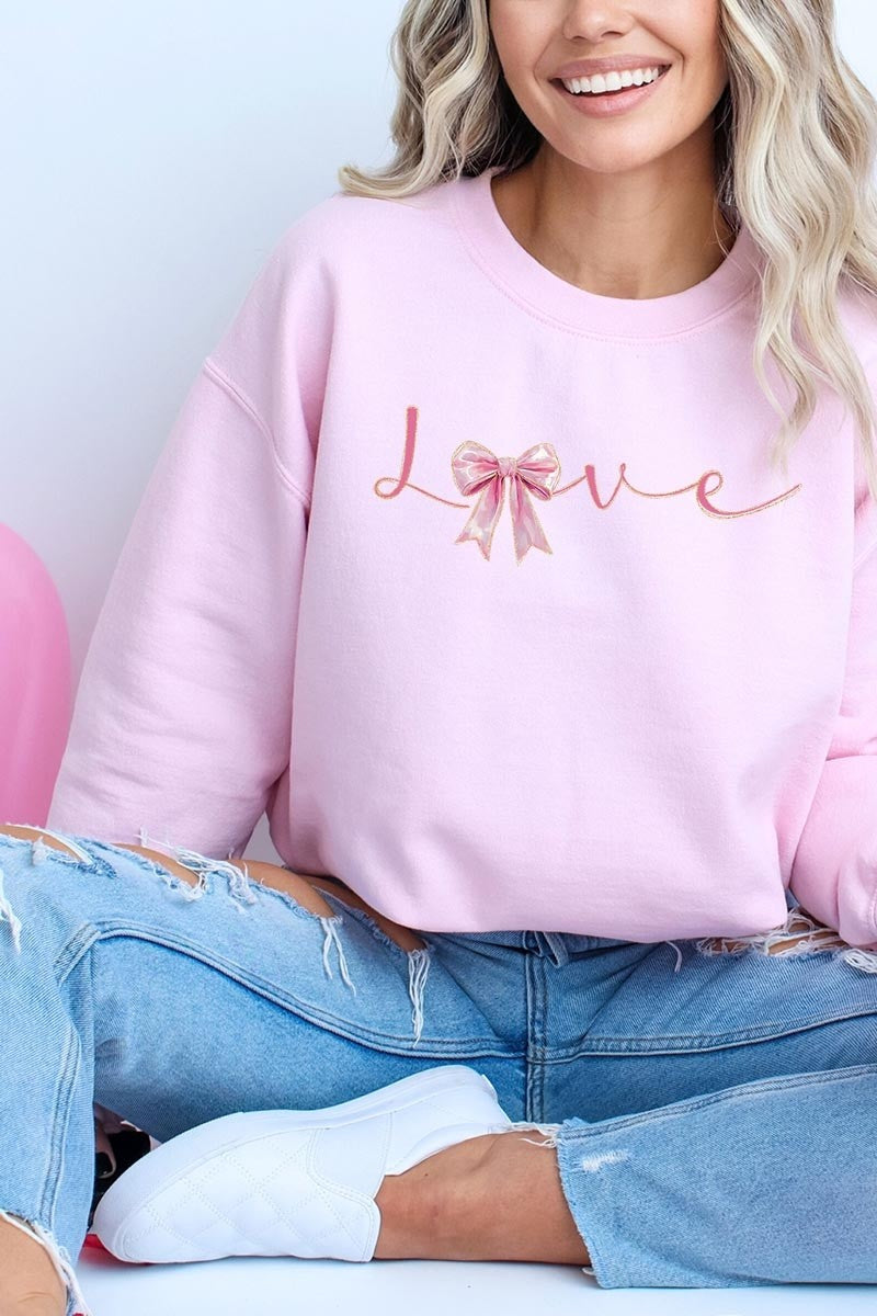 Love Bow Sweatshirt