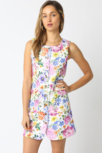 Dahlila Floral Denim Dress
