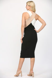 Mandie Color Block Ribbed Dress