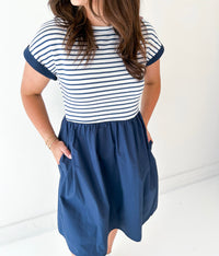 Haydyn Striped Mini Dress