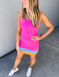 Shray Spaghetti Strap Athletic Skort Dress