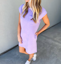 Ayana Textured Dress (Lavender)