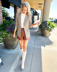 Mckenah Plaid Blazer