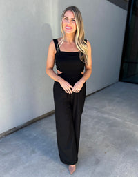 Hamilton Side Cut Out Wide Leg Jumpsuit