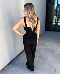 Hamilton Side Cut Out Wide Leg Jumpsuit