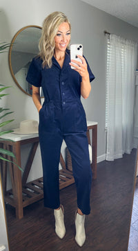 Rico Stretch Corduroy Jumpsuit