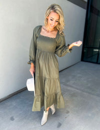 Aura Smocked Chest Maxi Dress