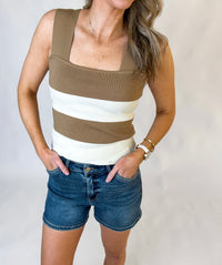 Lydia Wide Strap Tank Top