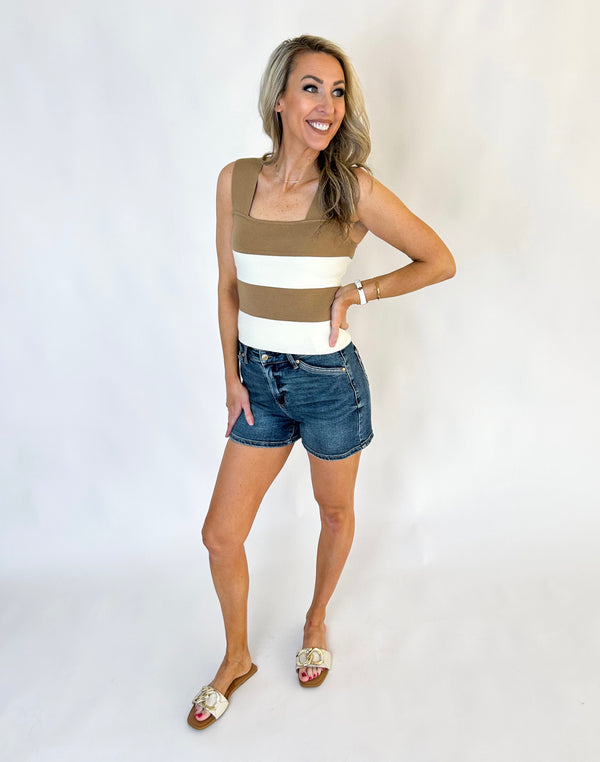 Lydia Wide Strap Tank Top