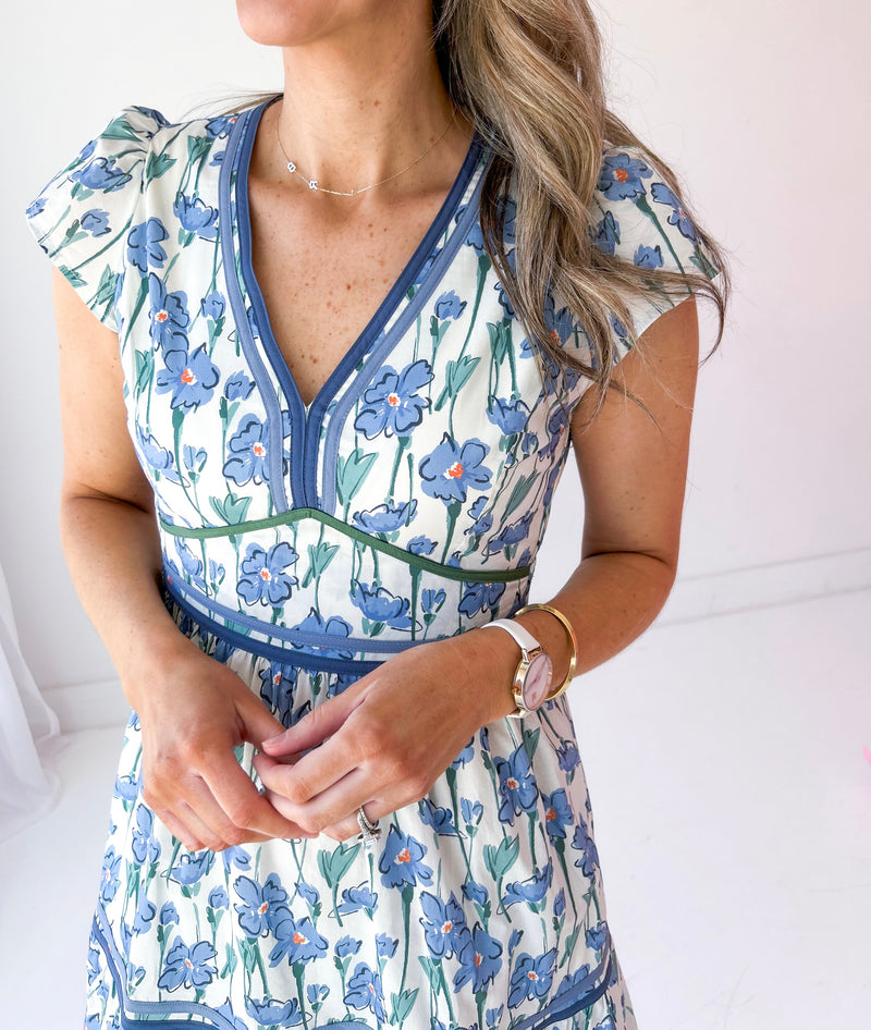 Addison Floral Midi Dress