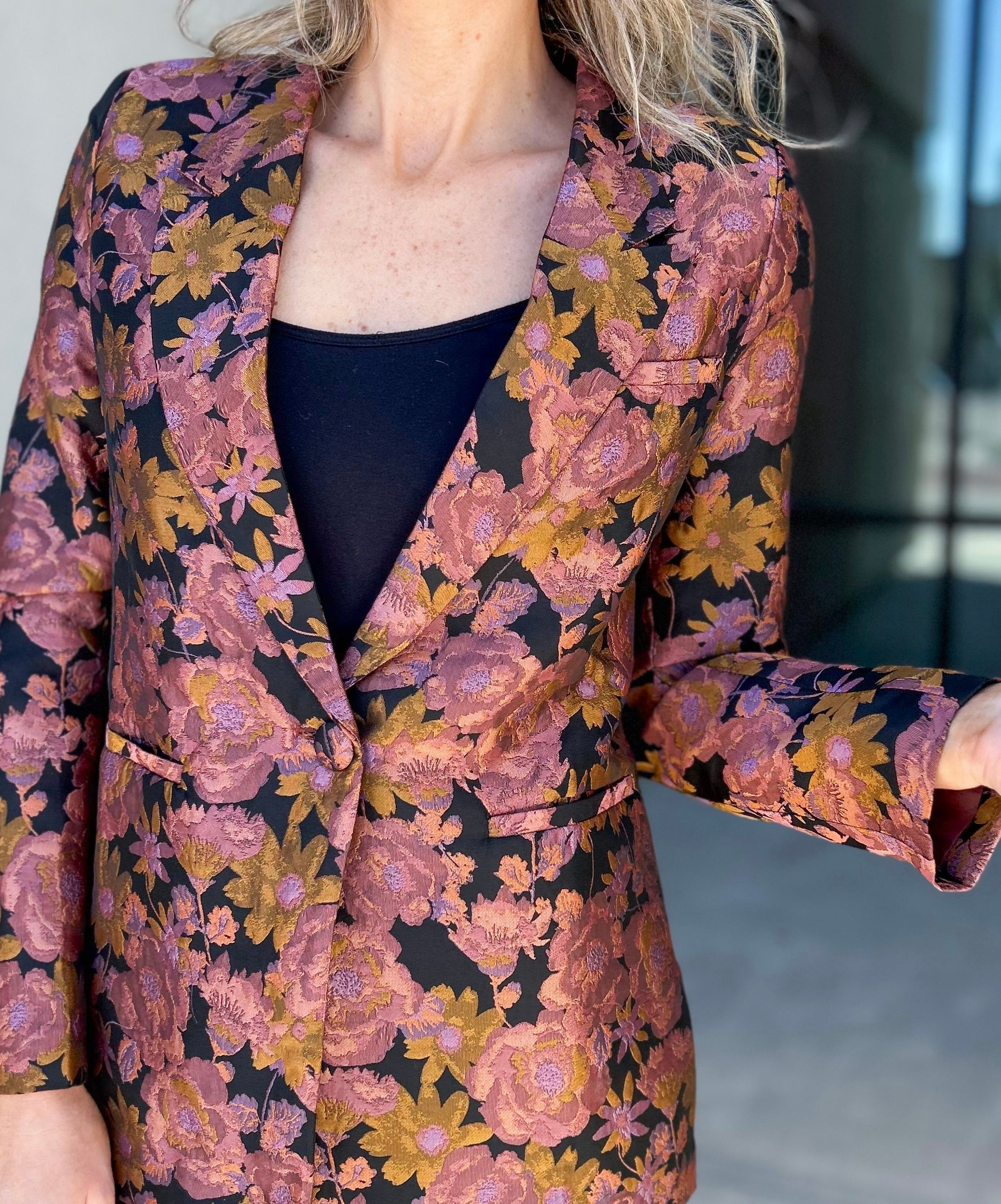 Floral blazer clearance womens