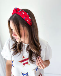 Fireworks Rhinestone Headband