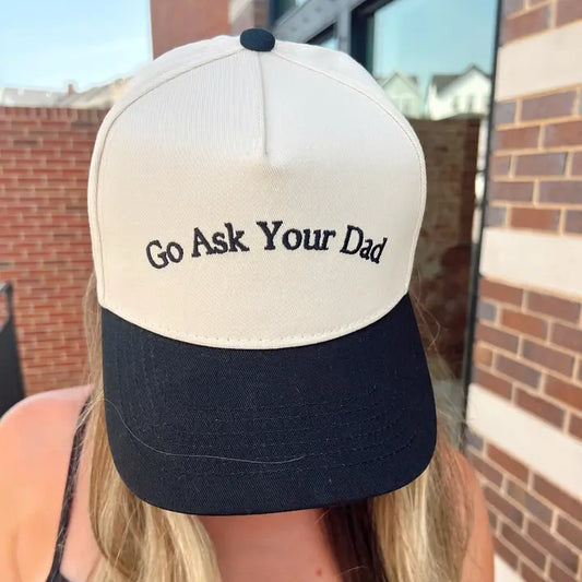 Go Ask Your Dad Vintage Trucker Hat