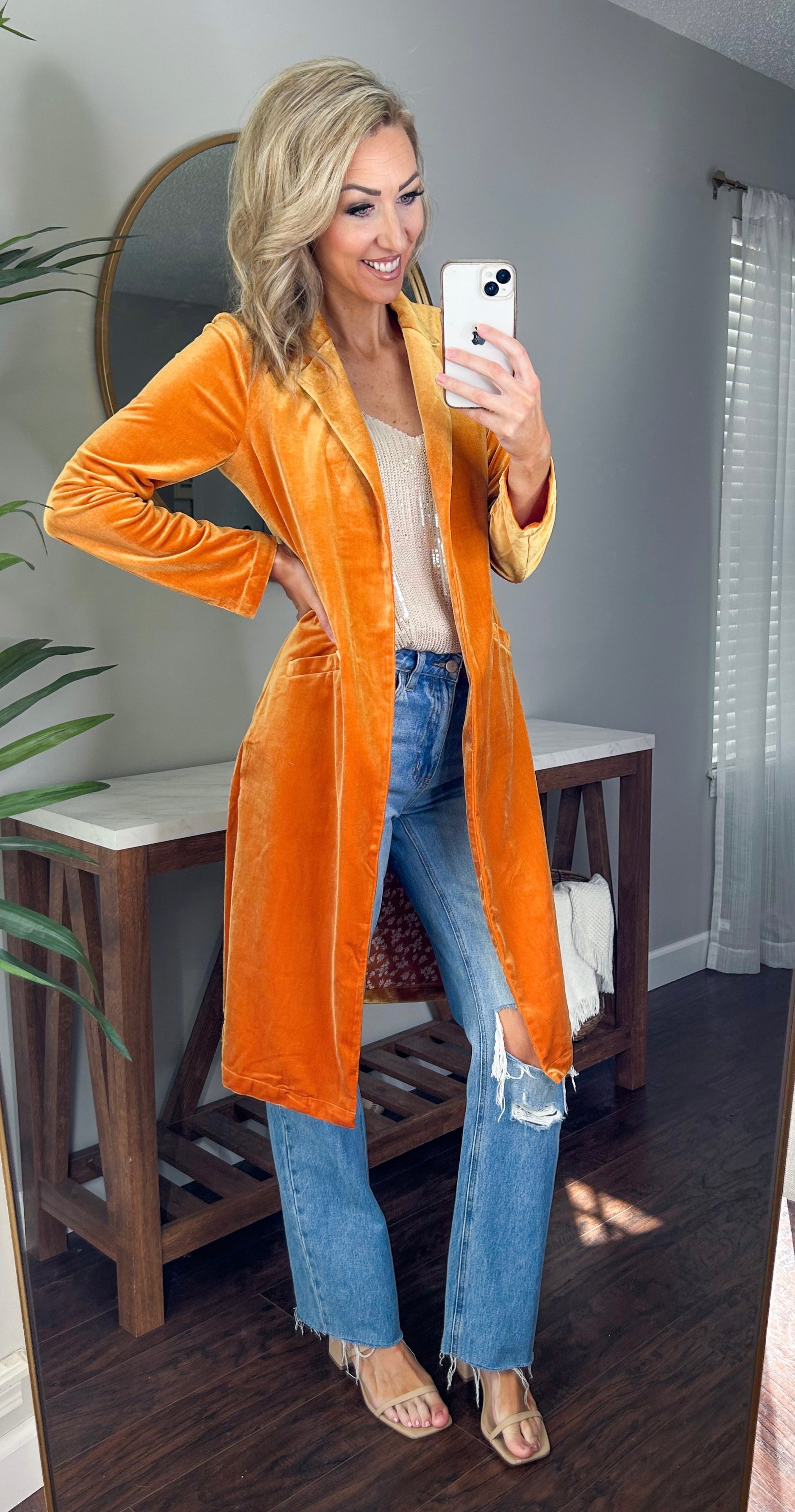 Mustard 2024 duster coat