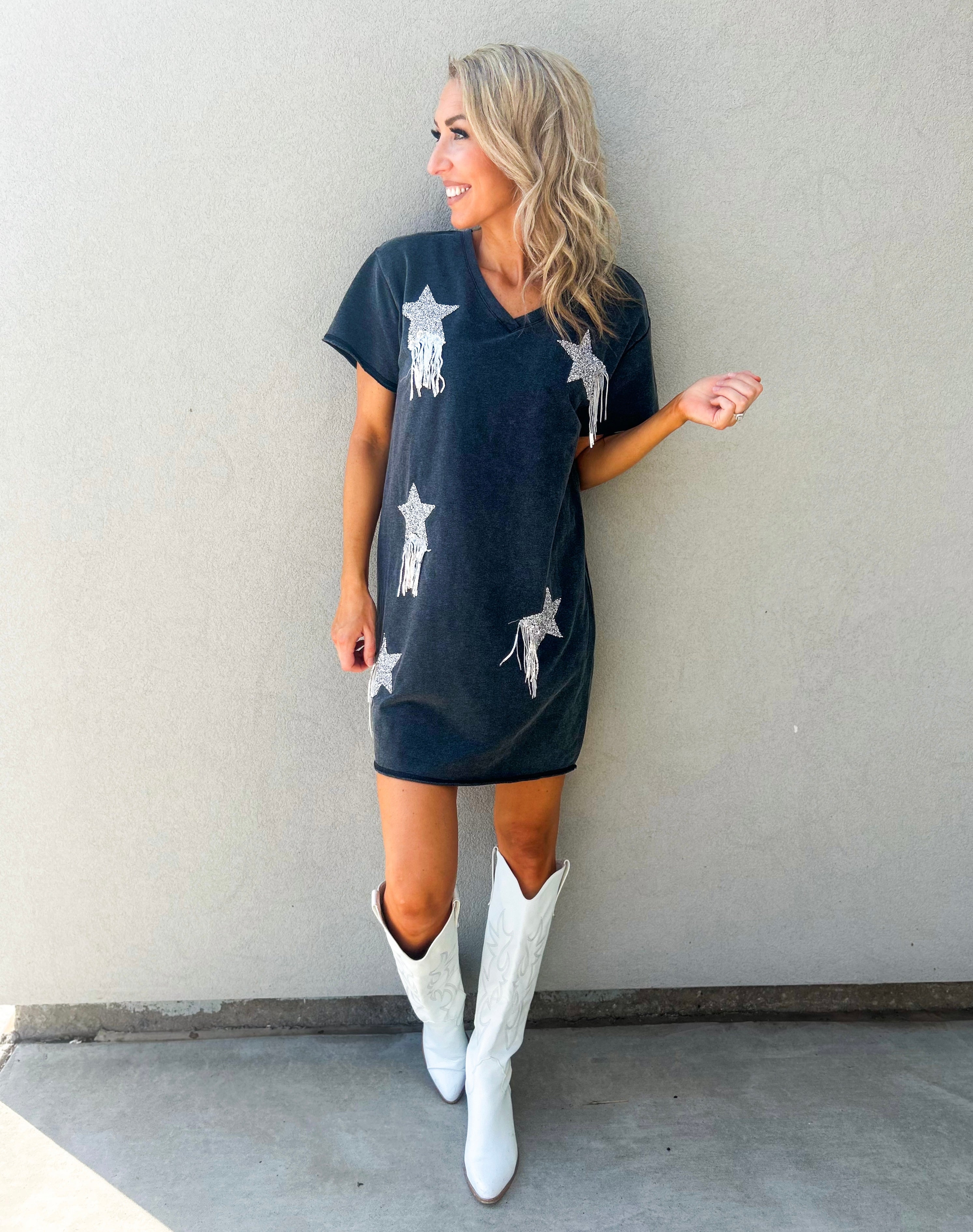 Star t cheap shirt dress