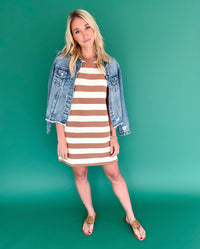 Natural Striped Dress