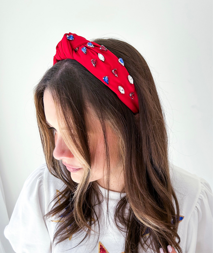 Fireworks Rhinestone Headband