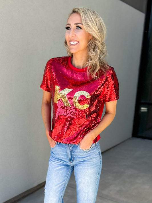 15 Red Sequin Jersey TShirt Dress – Nova Lee Boutique