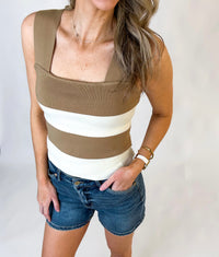 Lydia Wide Strap Tank Top